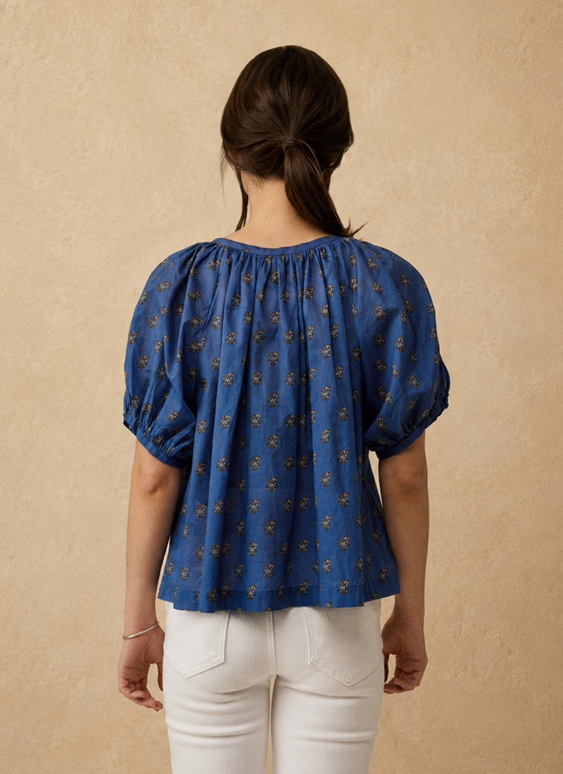 June Cotton Short Sleeve Top