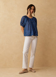 June Cotton Short Sleeve Top