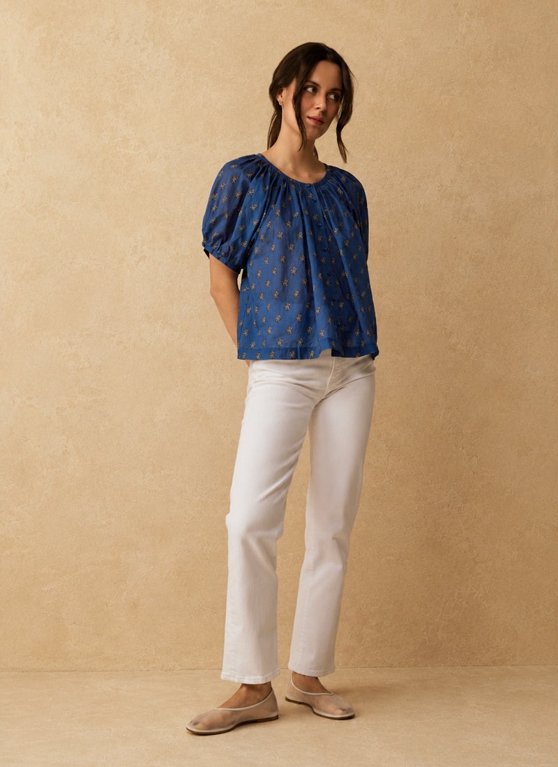 June Cotton Short Sleeve Top