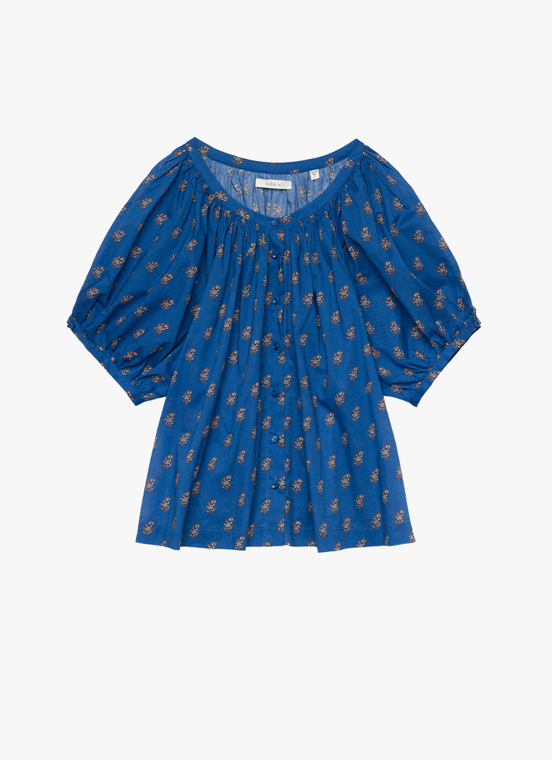 DÔEN June Cotton Short Sleeve Top