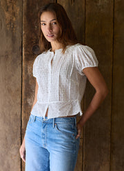 DÔEN Oleta Cotton Short Sleeve Top