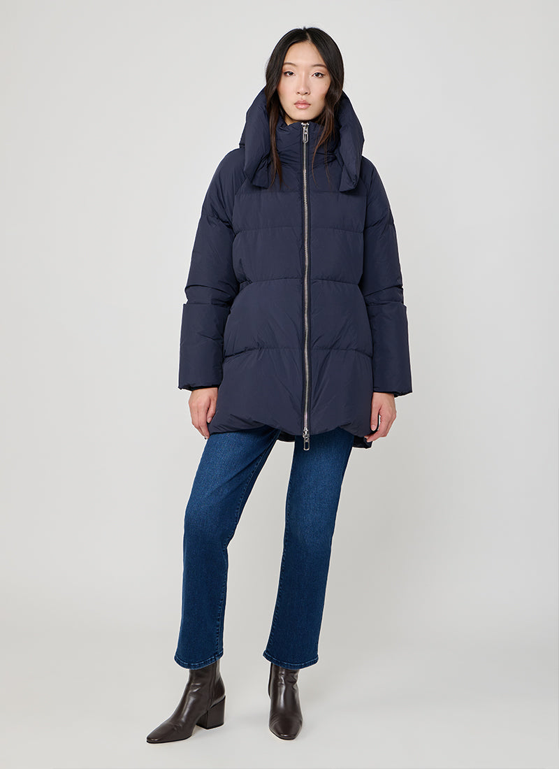 Haruki Hooded Down Coat by DUNO at Andrews