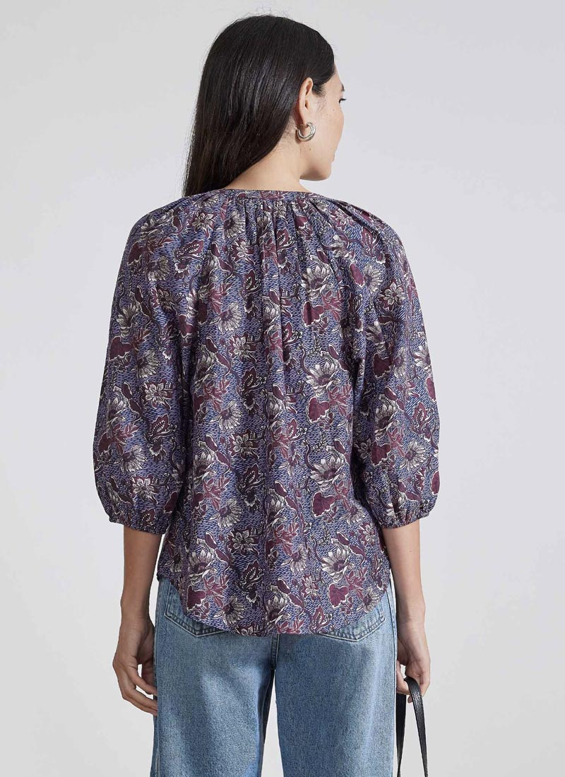 Apiece Apart Mitte Dutch Floral Top