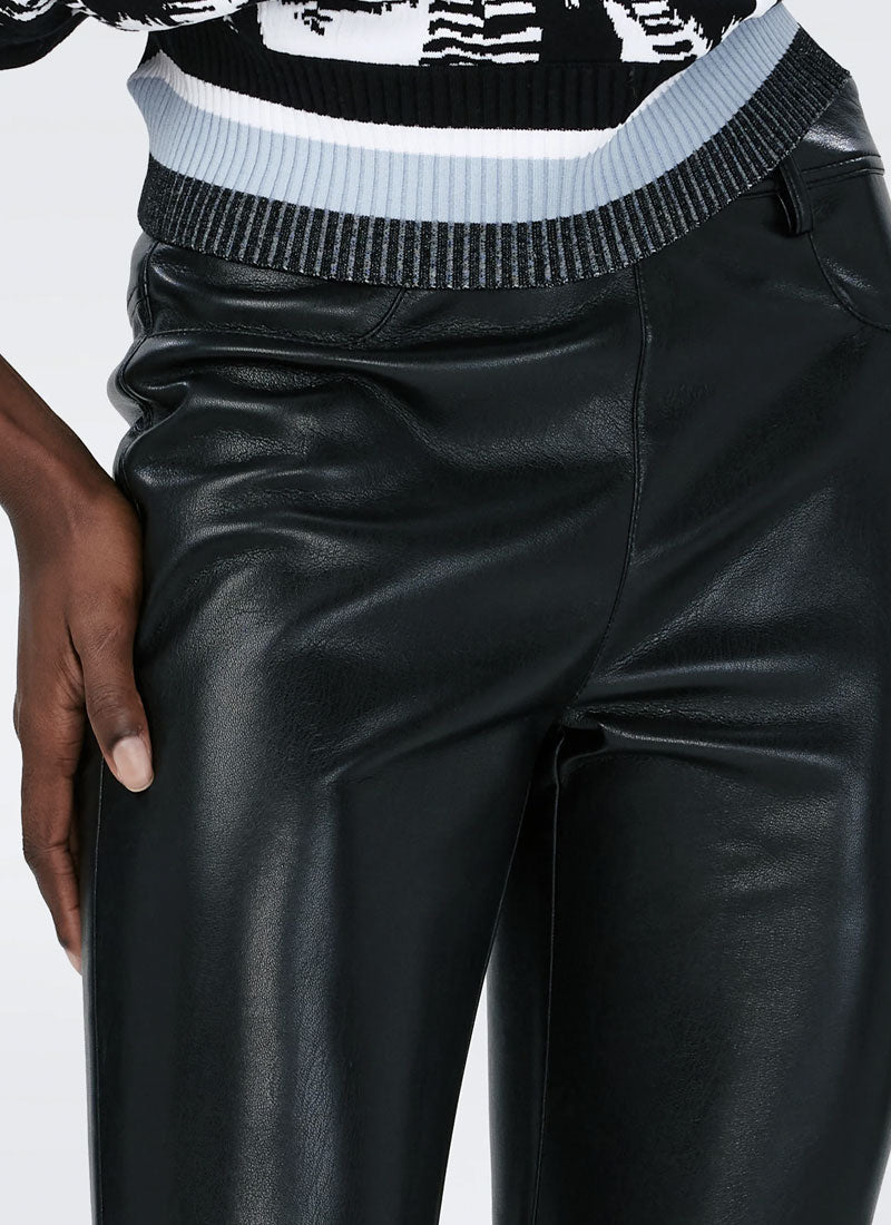 Diane Von Furstenberg Chanda Faux Leather Pant