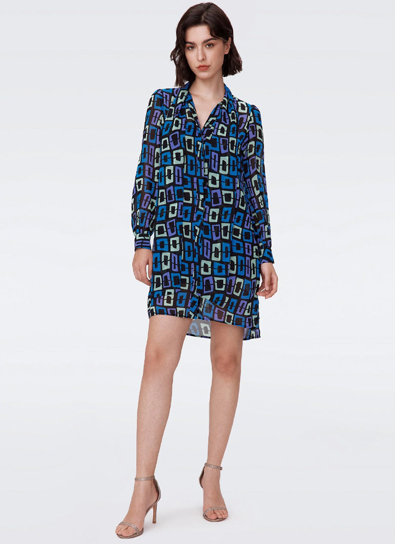 dvf mini dress Prue Chain Dream Mini Dress by Diane Von Furstenberg