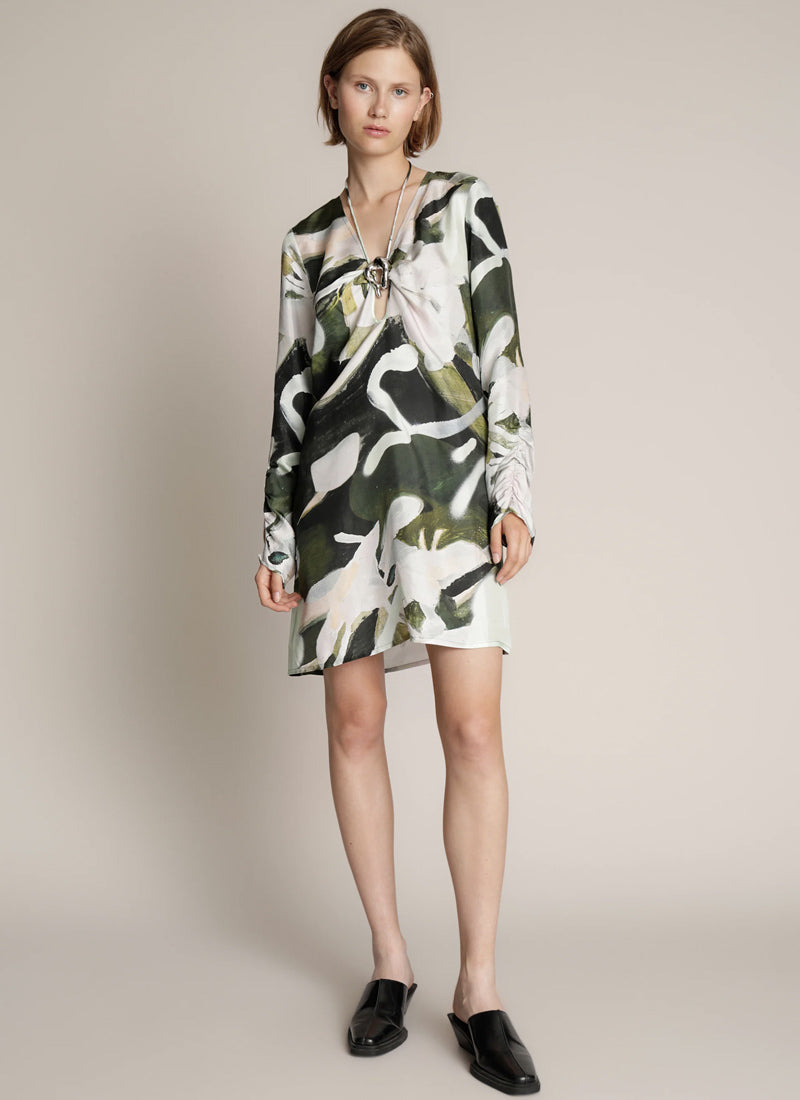 Munthe Earthy Print Shift Dress