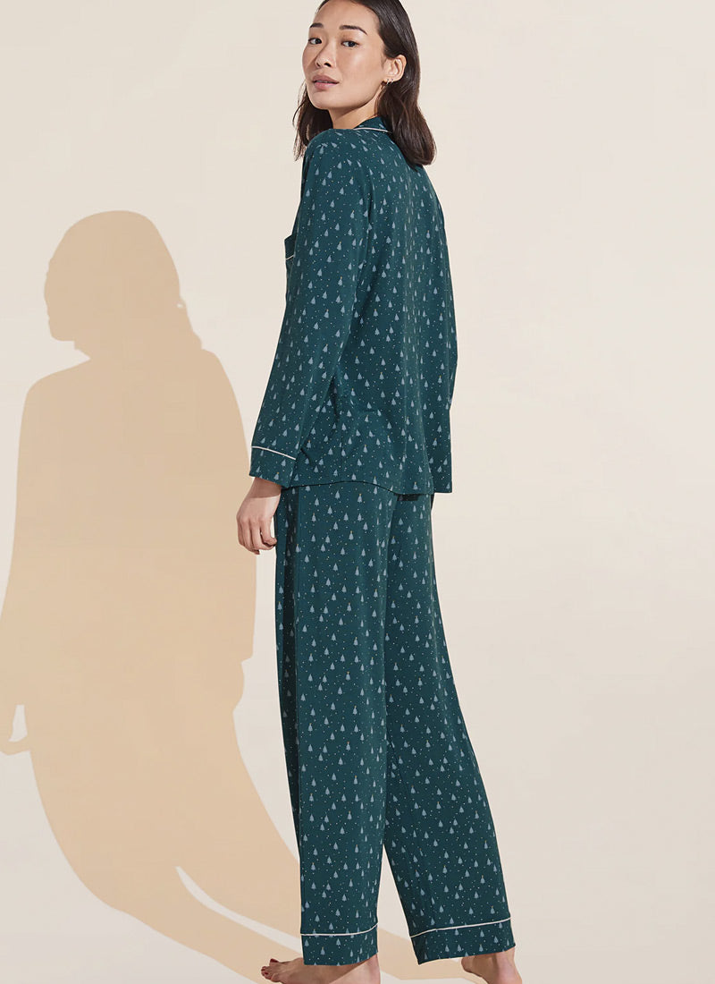 Eberjey Gisele Printed Long PJ Set