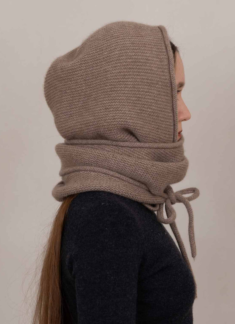 Eden Cashmere Hooded Scarf