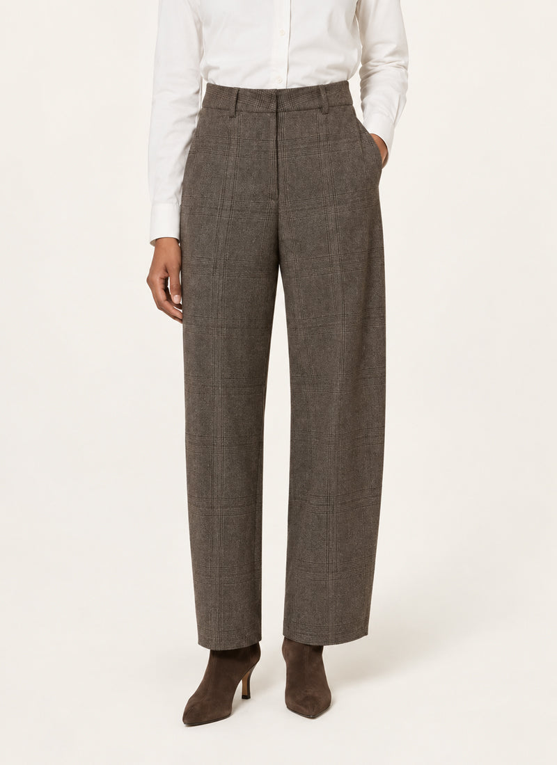 Edita Woven Check Pant