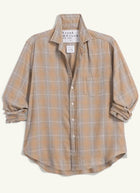 Eileen Plaid Relaxed Button-Up Shirt