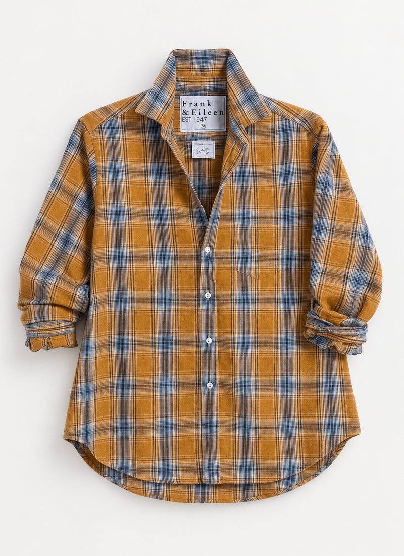 Eileen Plaid Relaxed Button-Up Shirt