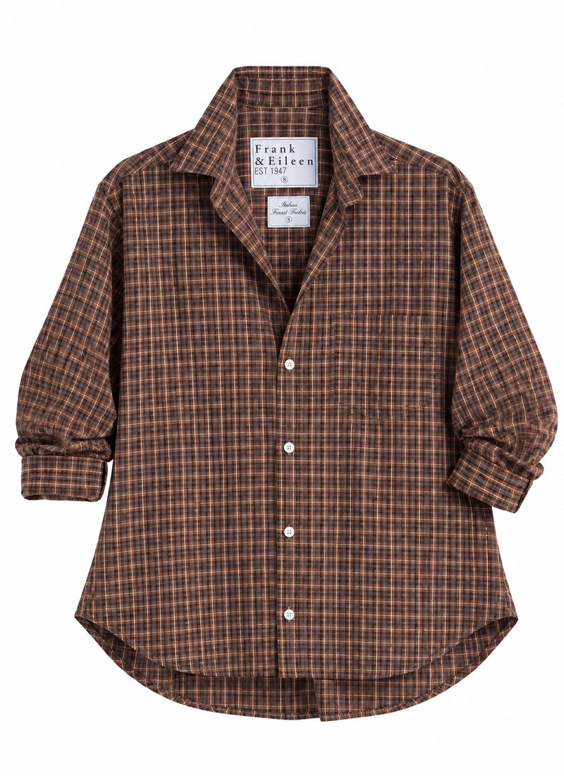 Eileen Plaid Relaxed Button-Up Shirt