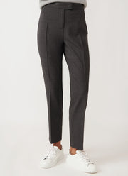 Eleventy Straight-Leg Wool Trouser