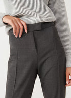 Eleventy Straight-Leg Wool Trouser