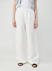 Eleventy Wide Leg Linen Pants