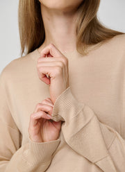  Tipped Crew Neck Sweater by Eleventy at Andrews 
