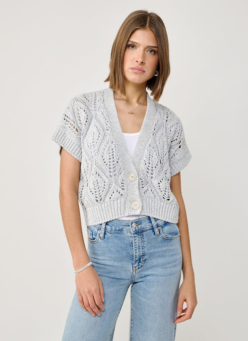  Linen Silk Two Button Cardigan by Eleventy at Andrews 