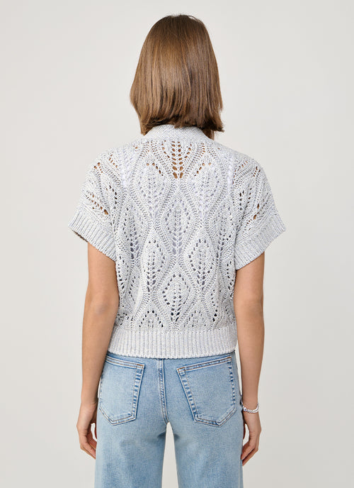  Linen Silk Two Button Cardigan by Eleventy at Andrews 