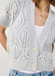 Eleventy Linen Silk Two Button Cardigan