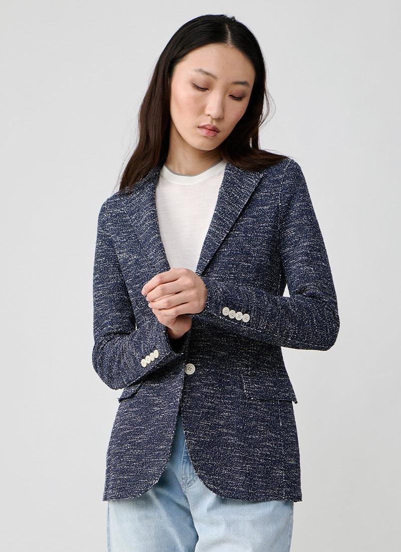 Eleventy Tweed 2 Button Blazer