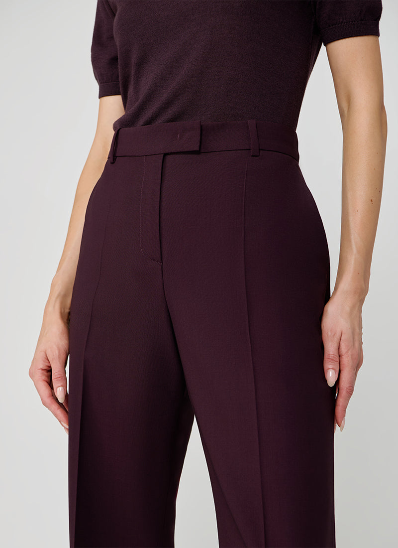 Cool Wool Straight Leg Trouser by Eleventy at Andrews
