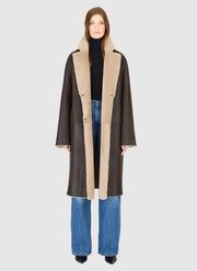 Elle Reversible Shearling Coat