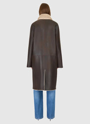 Elle Reversible Shearling Coat