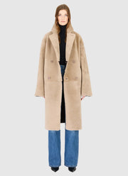Elle Reversible Shearling Coat