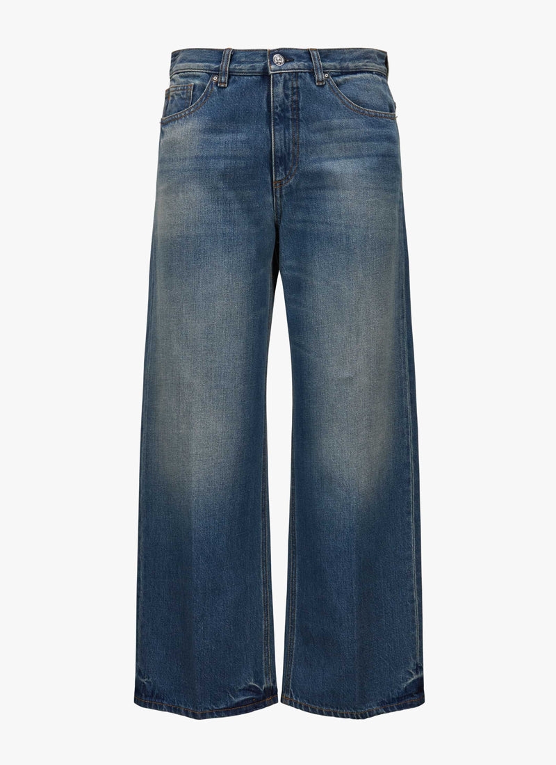 Elsa Relaxed Straight Denim Pant