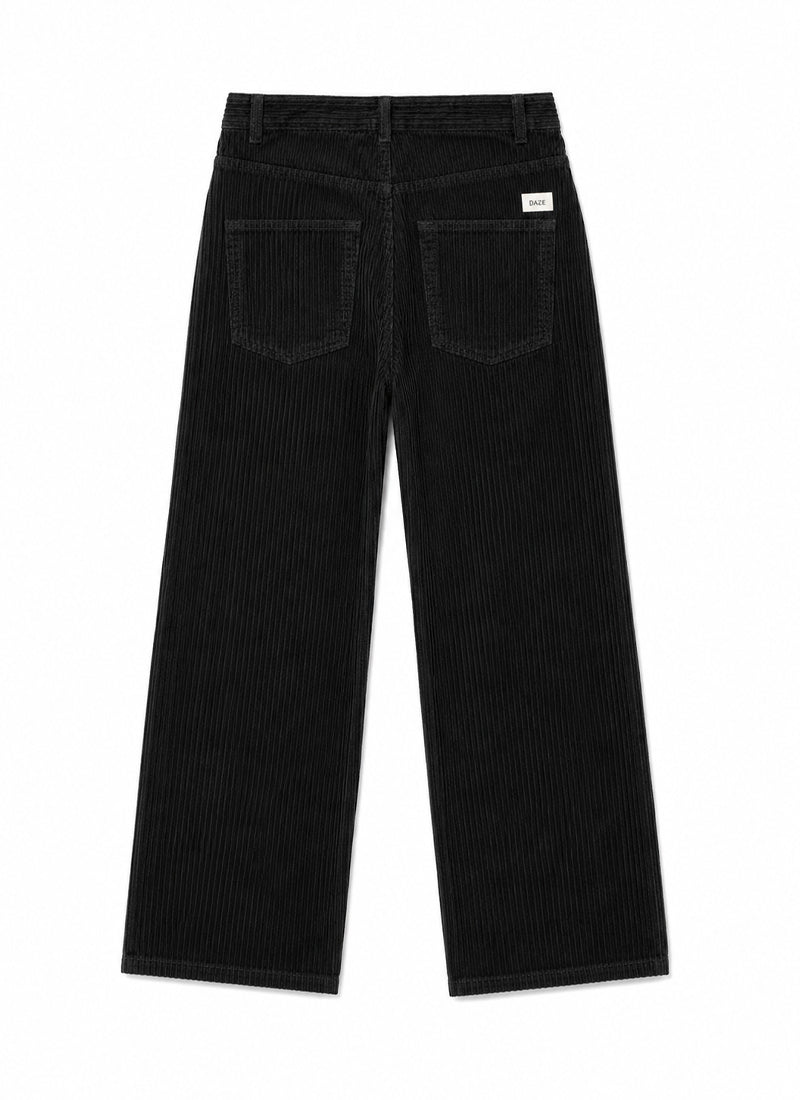 Elsa Relaxed Straight Velvet Jeans
