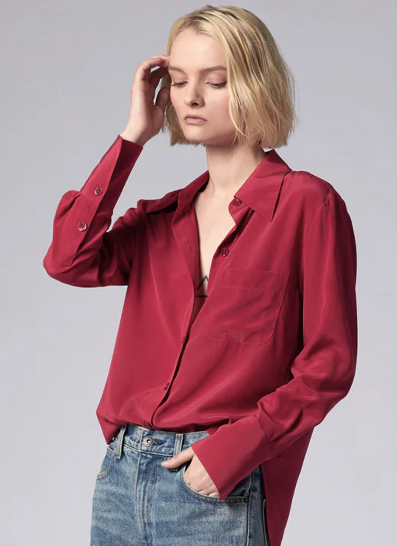 Equipment Quinne Button-Down Blouse