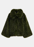 Kastanje Faux Fur Coat by ESSENTIEL ANTWERP at Andrews