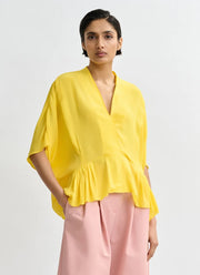Essentiel Antwerp Jacaranda Ruffle  Button Down