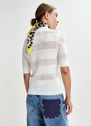 Essentiel Antwerp Jarts Bow-Embellished Knit Polo