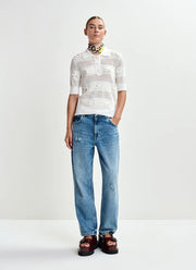 Essentiel Antwerp Jarts Bow-Embellished Knit Polo