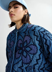 ESSENTIEL ANTWERP Jatropha Quilted Denim Jacket