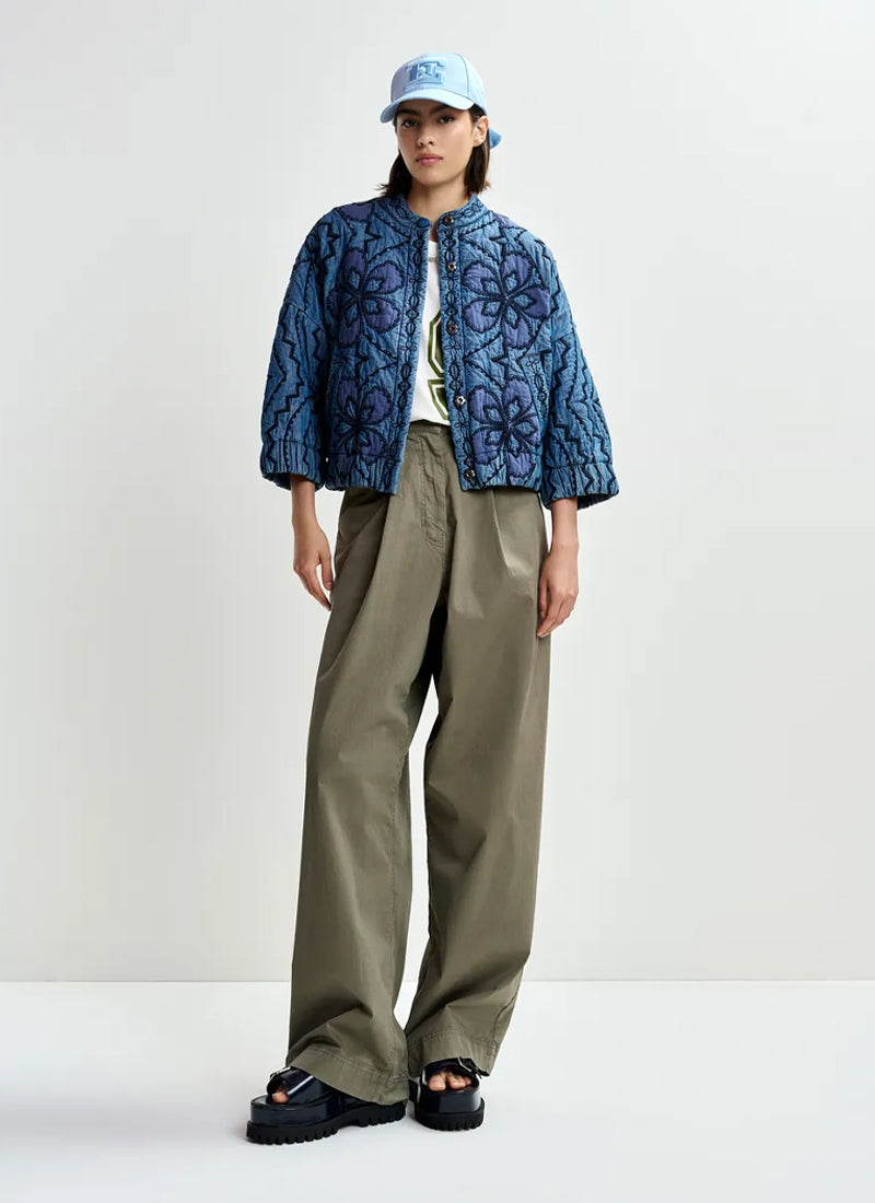 ESSENTIEL ANTWERP Jatropha Quilted Denim Jacket