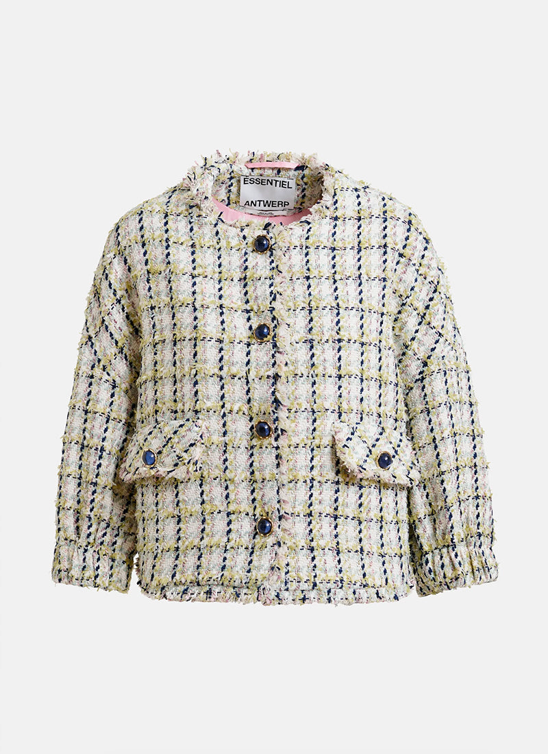 Essentiel Antwerp Jayden Boxy Cropped Jacket