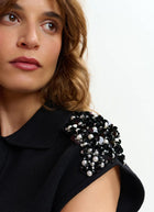 Essentiel Antwerp Joline Embroidered Knit Polo