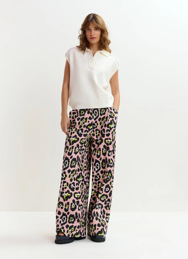 Essentiel Antwerp Joline Embroidered Knit Polo
