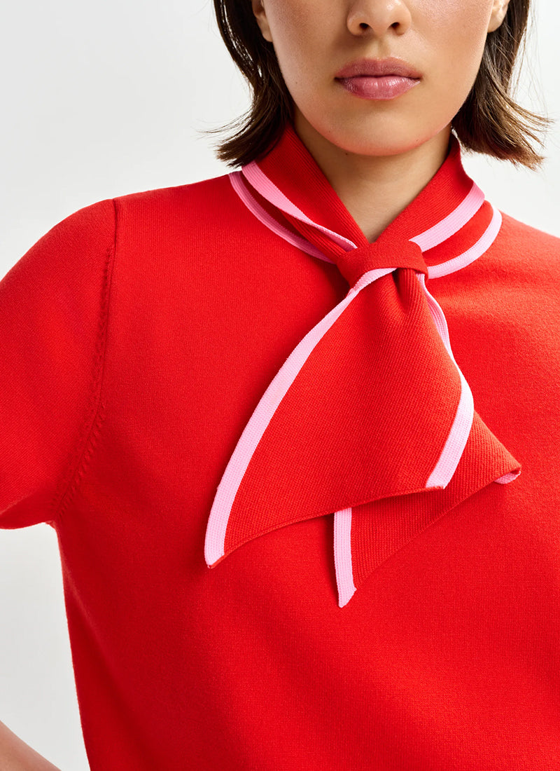 ESSENTIEL ANTWERP Jonda Contrast Colour Polo