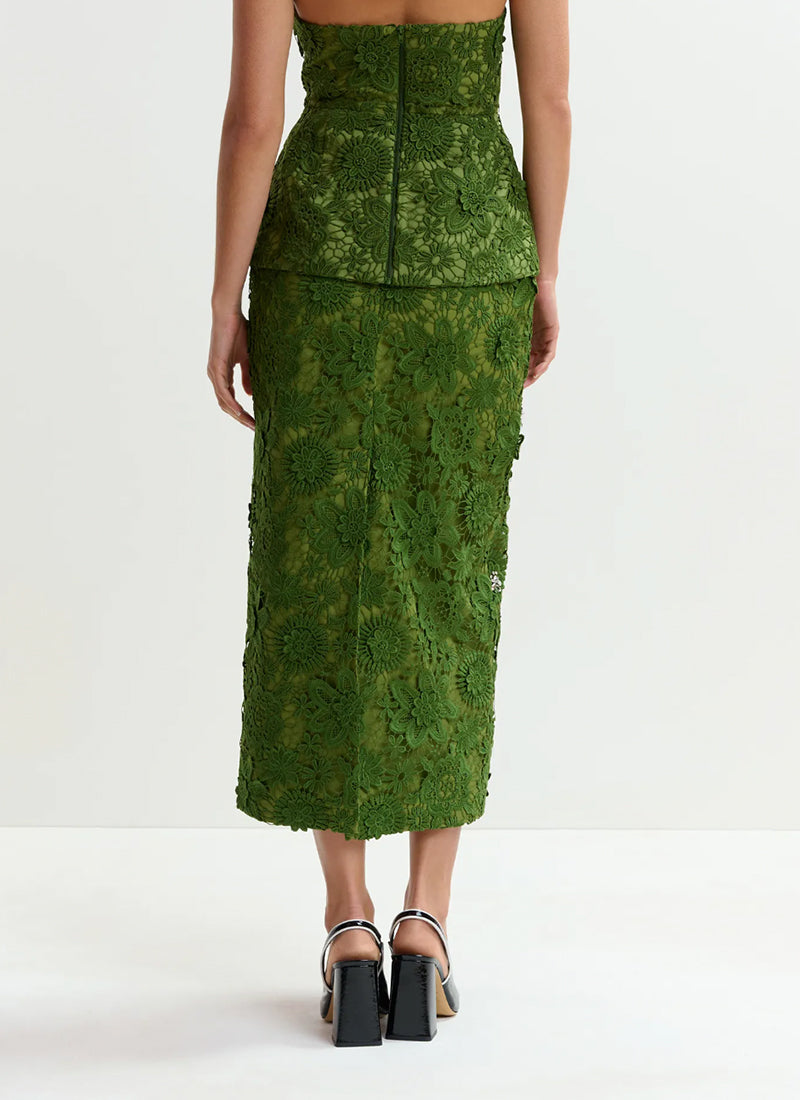 ESSENTIEL ANTWERP Jourget Lace Pencil Skirt