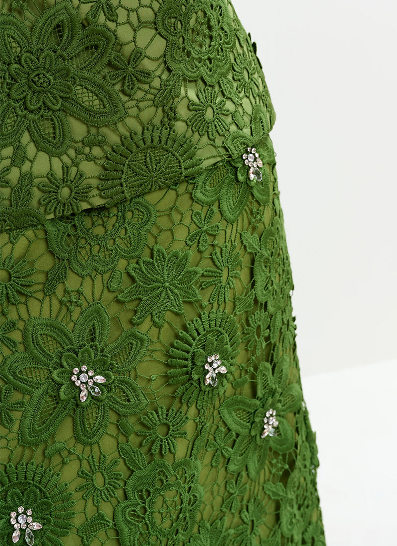 ESSENTIEL ANTWERP Jourget Lace Pencil Skirt