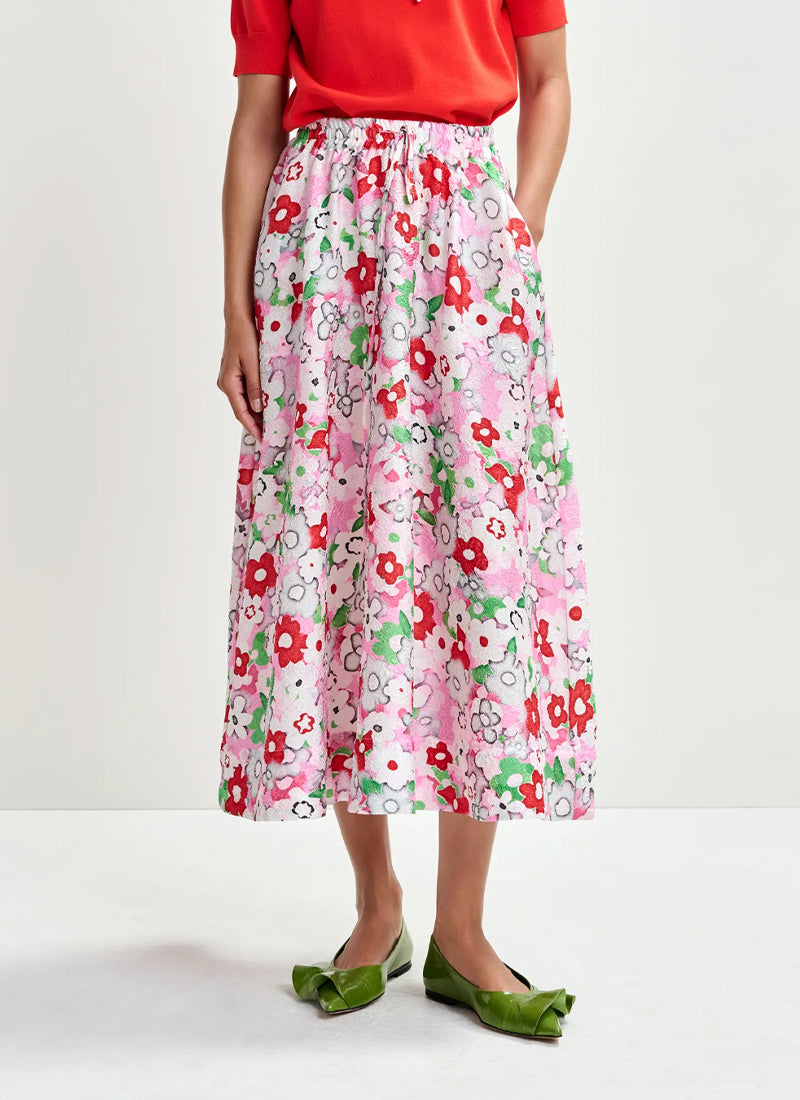 Julianne A Line Midi-skirt