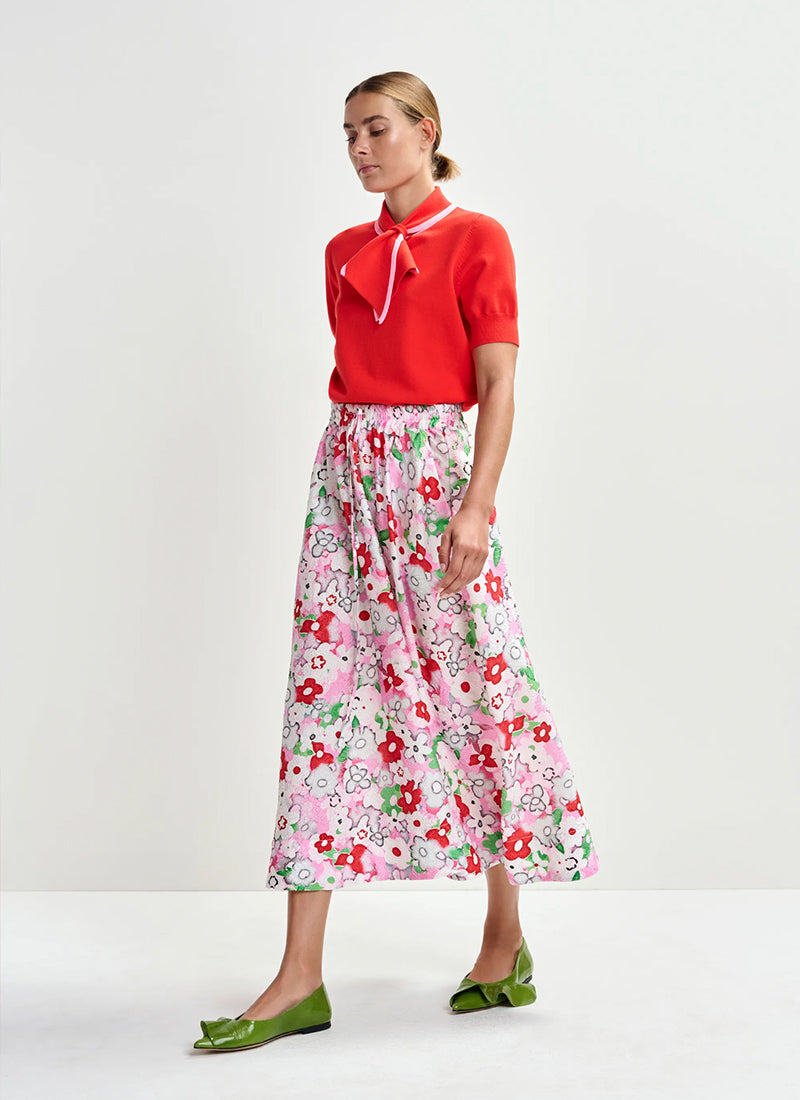 Julianne A Line Midi-skirt