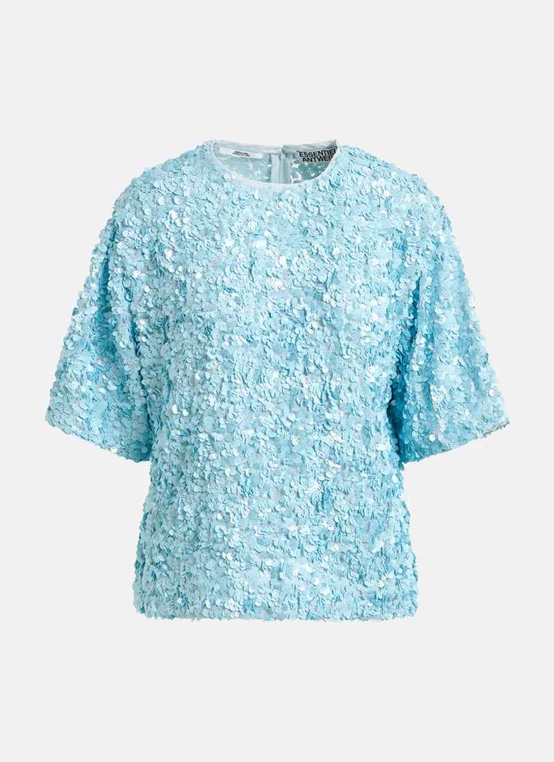 ESSENTIEL ANTWERP Juli Sequin Top