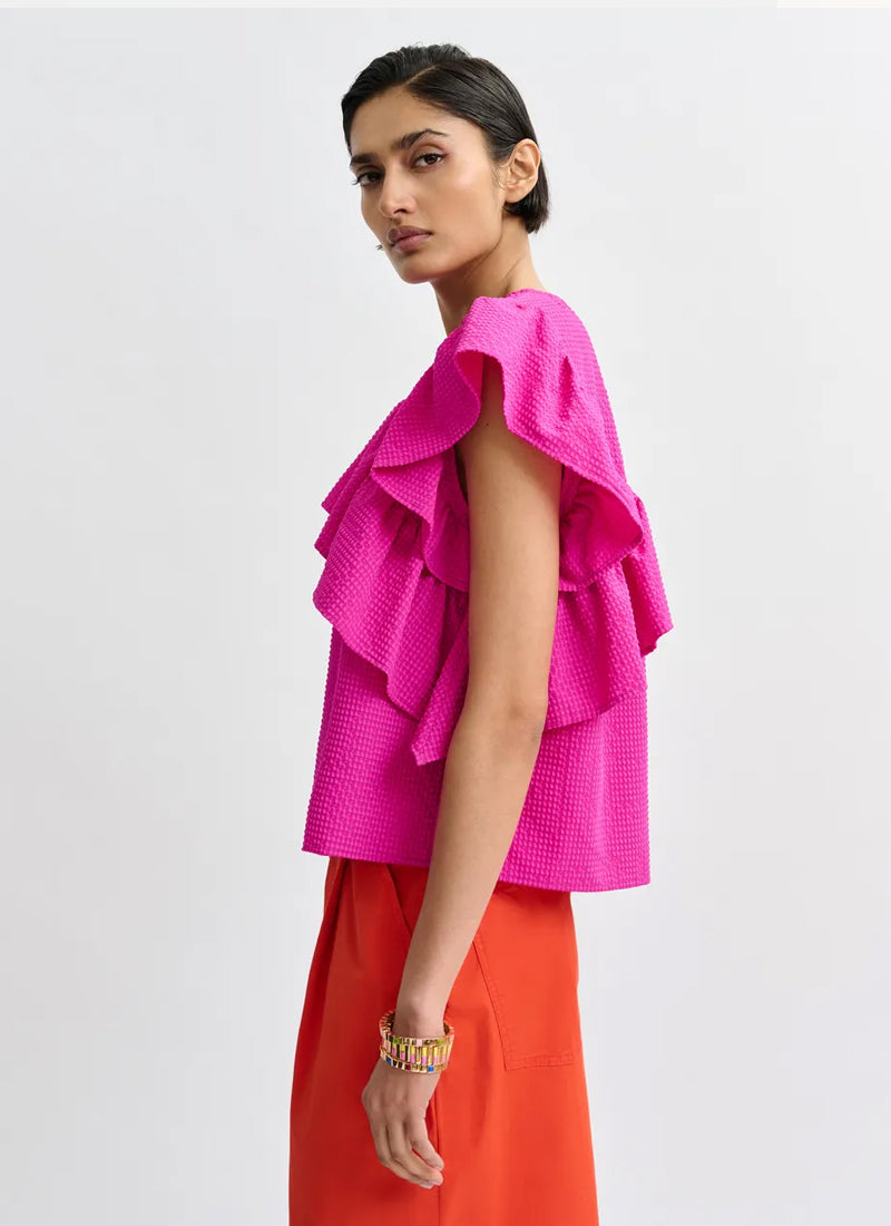 ESSENTIEL ANTWERP Oojoo Ruffle Top