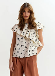 ESSENTIEL ANTWERP Oojoo Ruffle Top