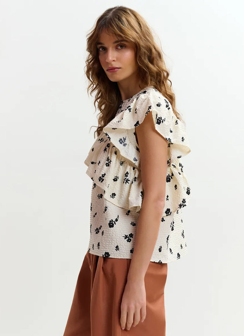 ESSENTIEL ANTWERP Oojoo Ruffle Top