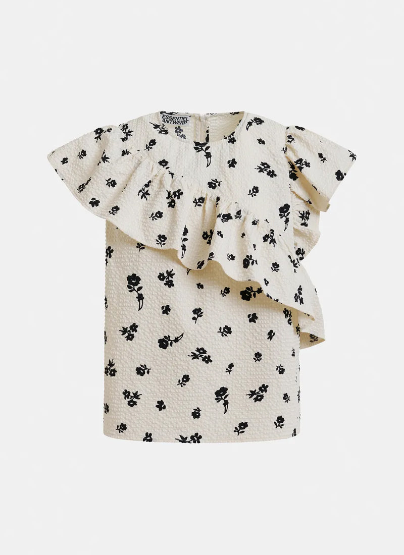 ESSENTIEL ANTWERP Oojoo Ruffle Top